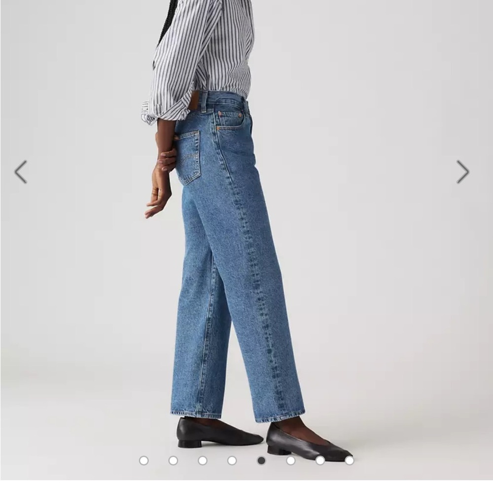 Levi's Women's 501 90s Ankle Blue Straight Jeans - Picture 5 of 11